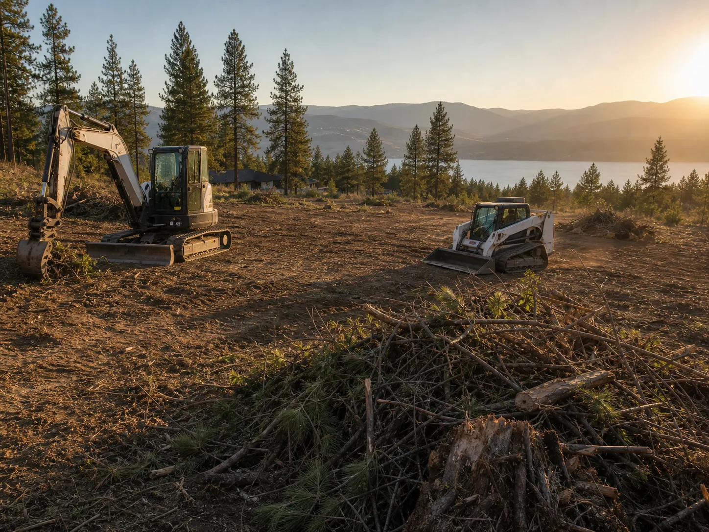 Land Clearing & Earthworks — Coast 2 Country Excavation work in the Okanagan