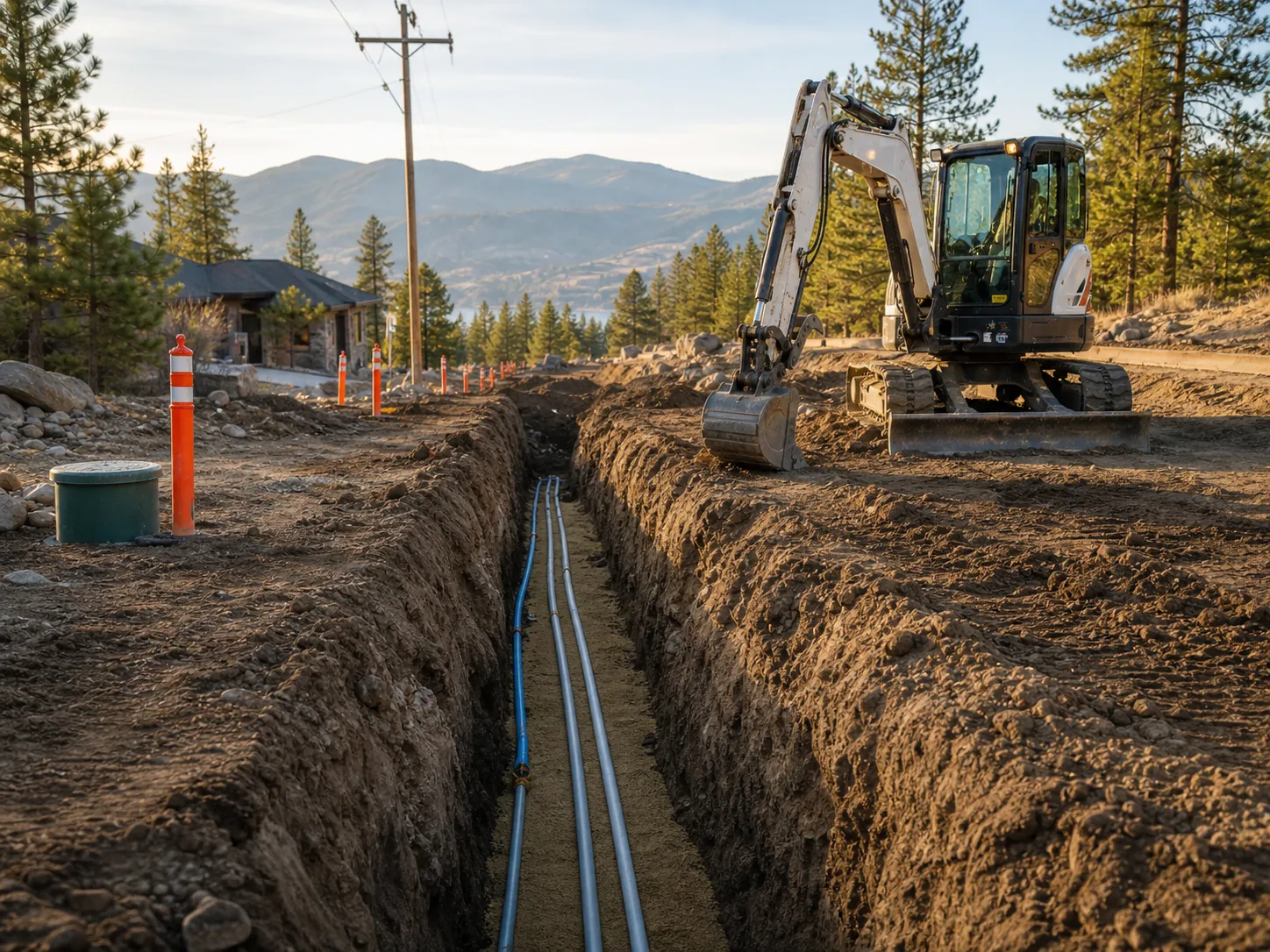 Utility Construction — Coast 2 Country Excavation work in the Okanagan